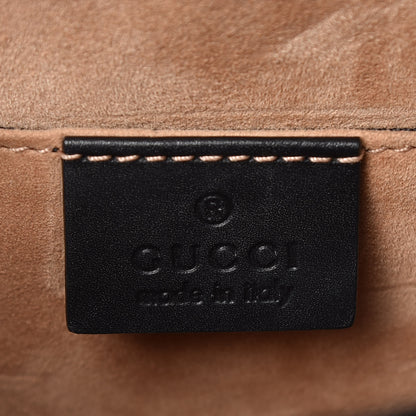 Gucci Calfskin Mini Sylvie Top Handle Bag Black 9 of 16