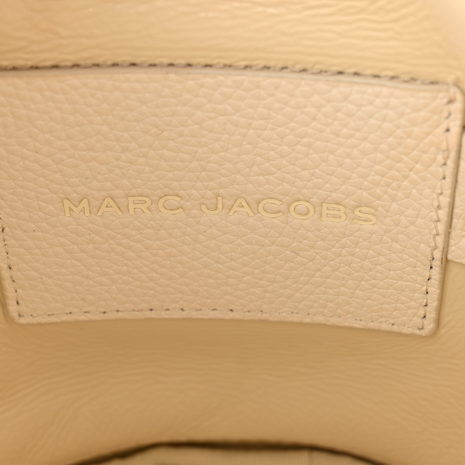 Marc Jacobs Grained Calfskin The Mini Bucket Bag Cotton 6 of 14