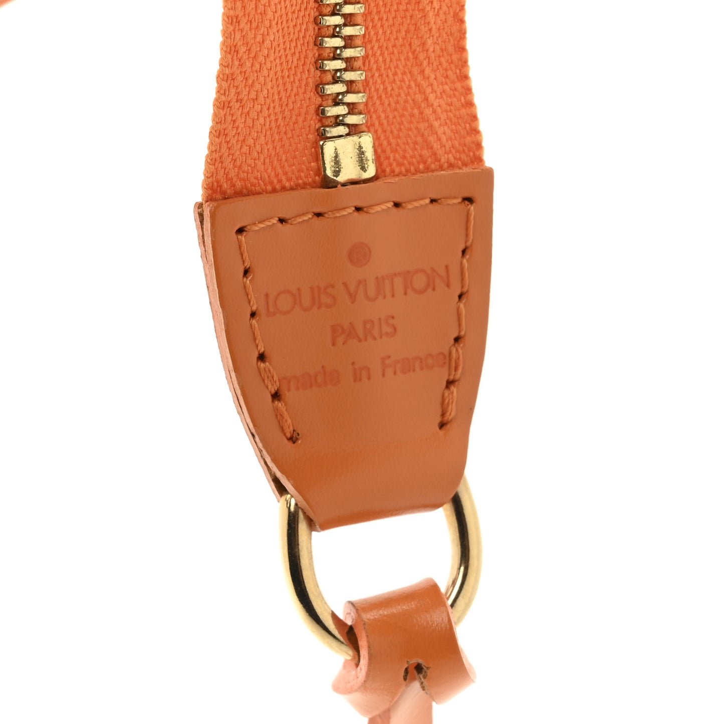 Epi Pochette Accessories 24 Mandarin