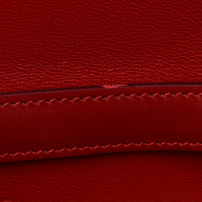 Celine Box Calfskin Medium Classic Box Flap Bag Dark Brick 11 of 13