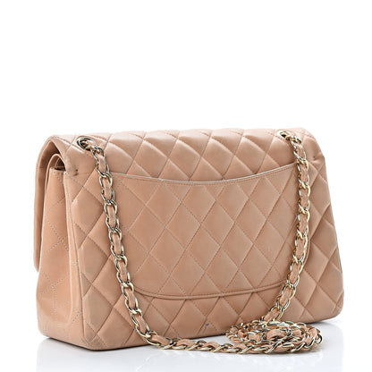 Chanel Lambskin Quilted Jumbo Double Flap Beige Clair 3 of 25