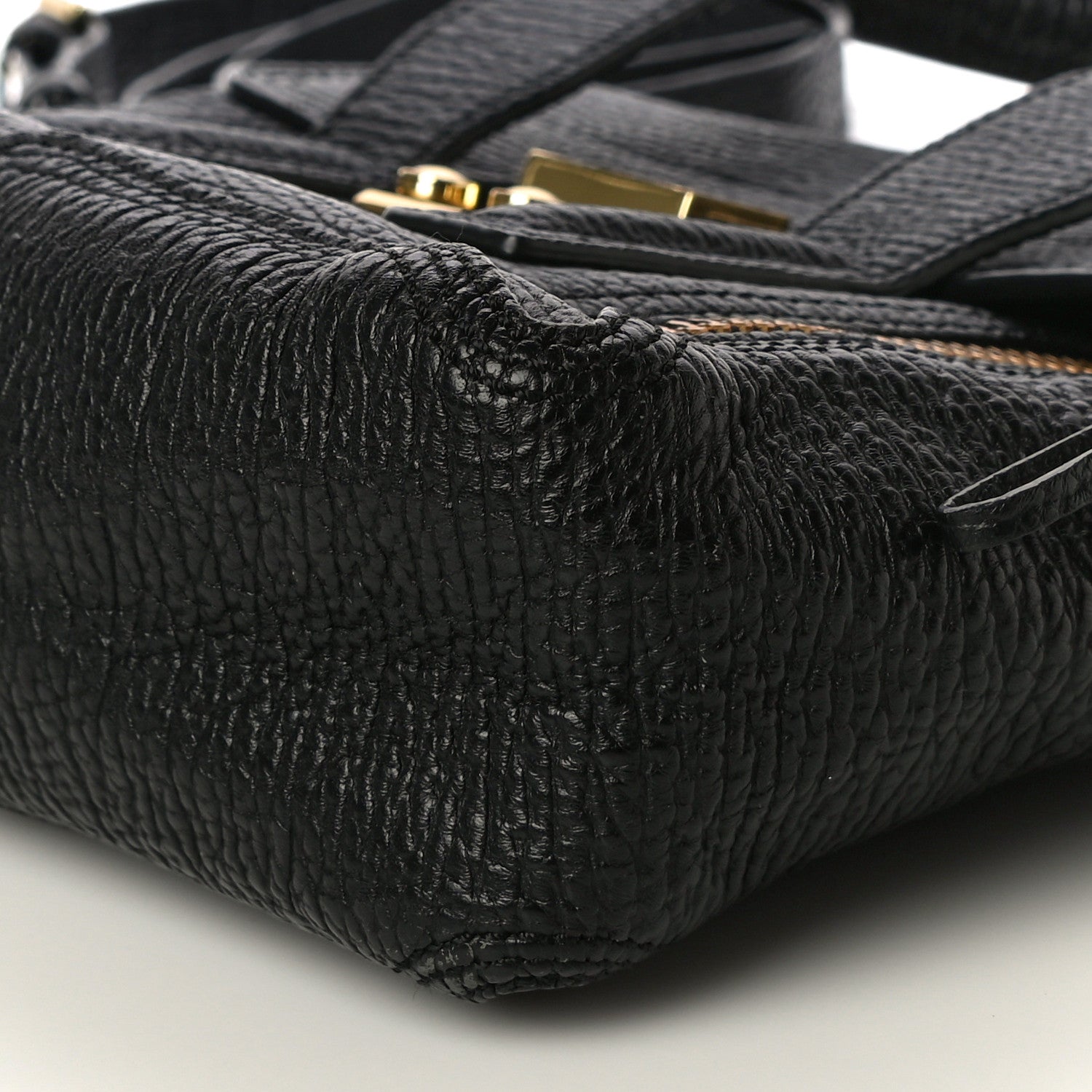 3.1 Phillip Lim Textured Calfskin Mini Pashli Satchel Black 6 of 12