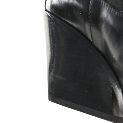 Bottega Veneta Calfskin Lean Boots 36 Black 8 of 11