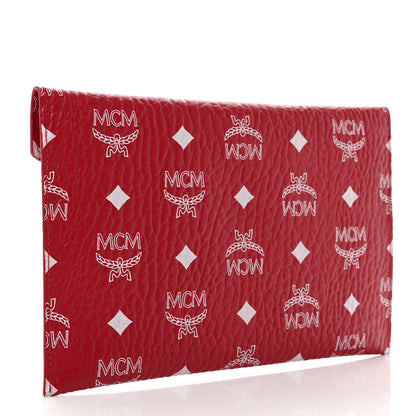 MCM Visetos Envelope Clutch Red 3 of 8