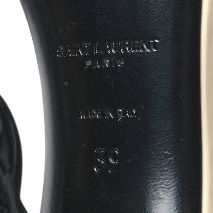 Saint Laurent Patent Calfskin Opyum 110 Sandals 39 Neutro 6 of 10