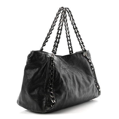 Chanel Glazed Caviar East West Modern Chain Tote Black 3 of 14