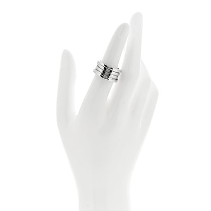 Bulgari 18K White Gold B.Zero1 Three-Band Ring 52 6 2 of 5