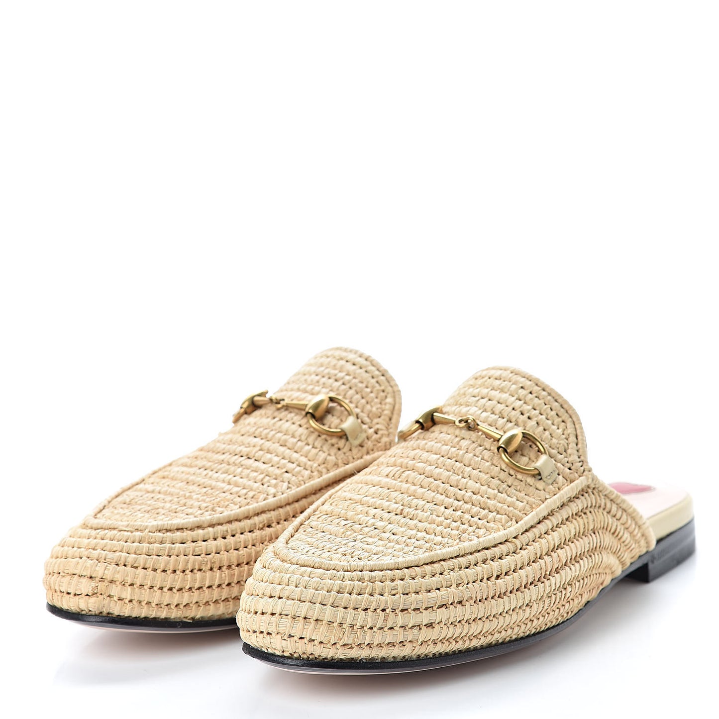 Raffia Womens Princetown Slippers 37 Naturale Sand Storm