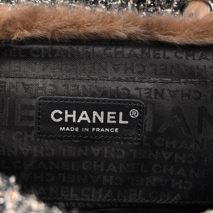 Chanel Rabbit Fur Fantasy Tweed Small Flap 6 of 9