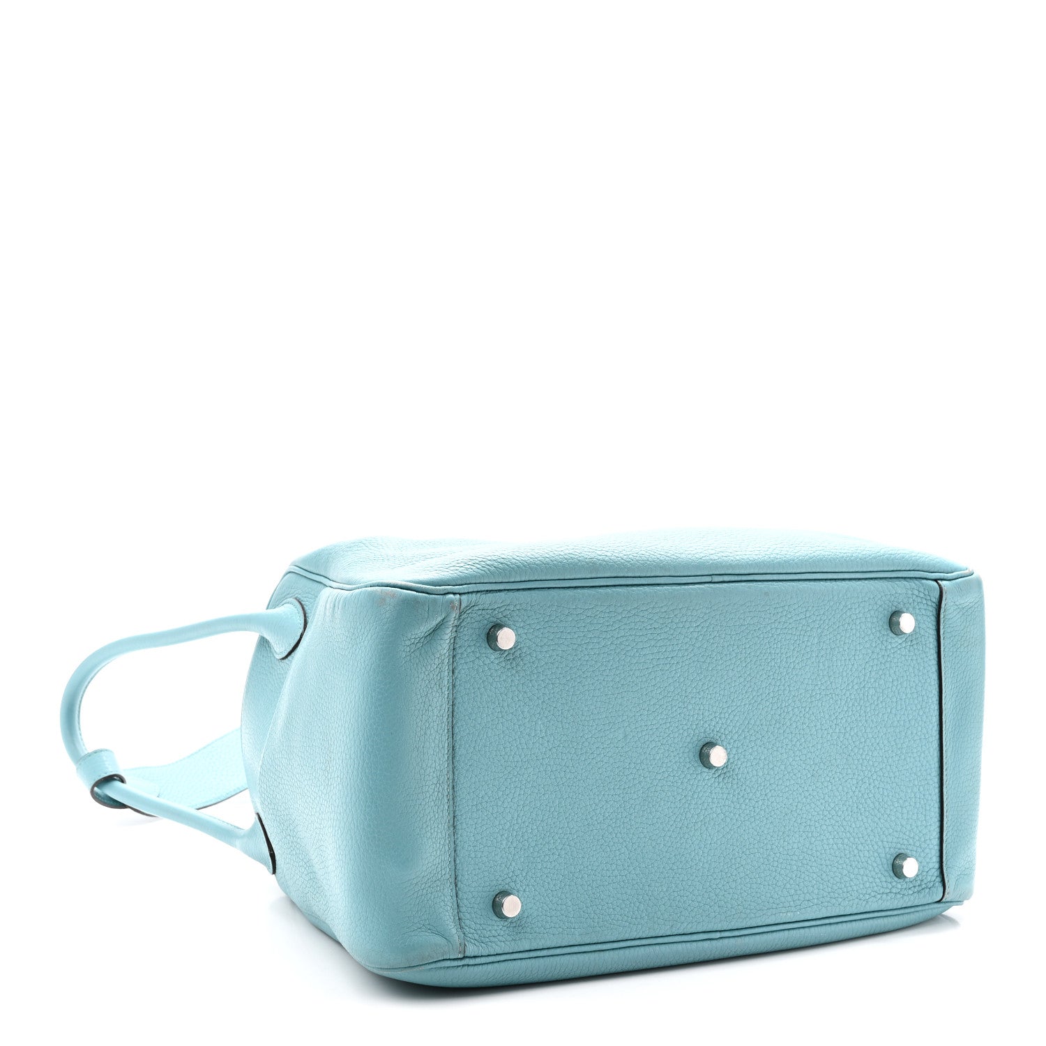 Hermes Taurillon Clemence Lindy 34 Bleu Atoll 4 of 10