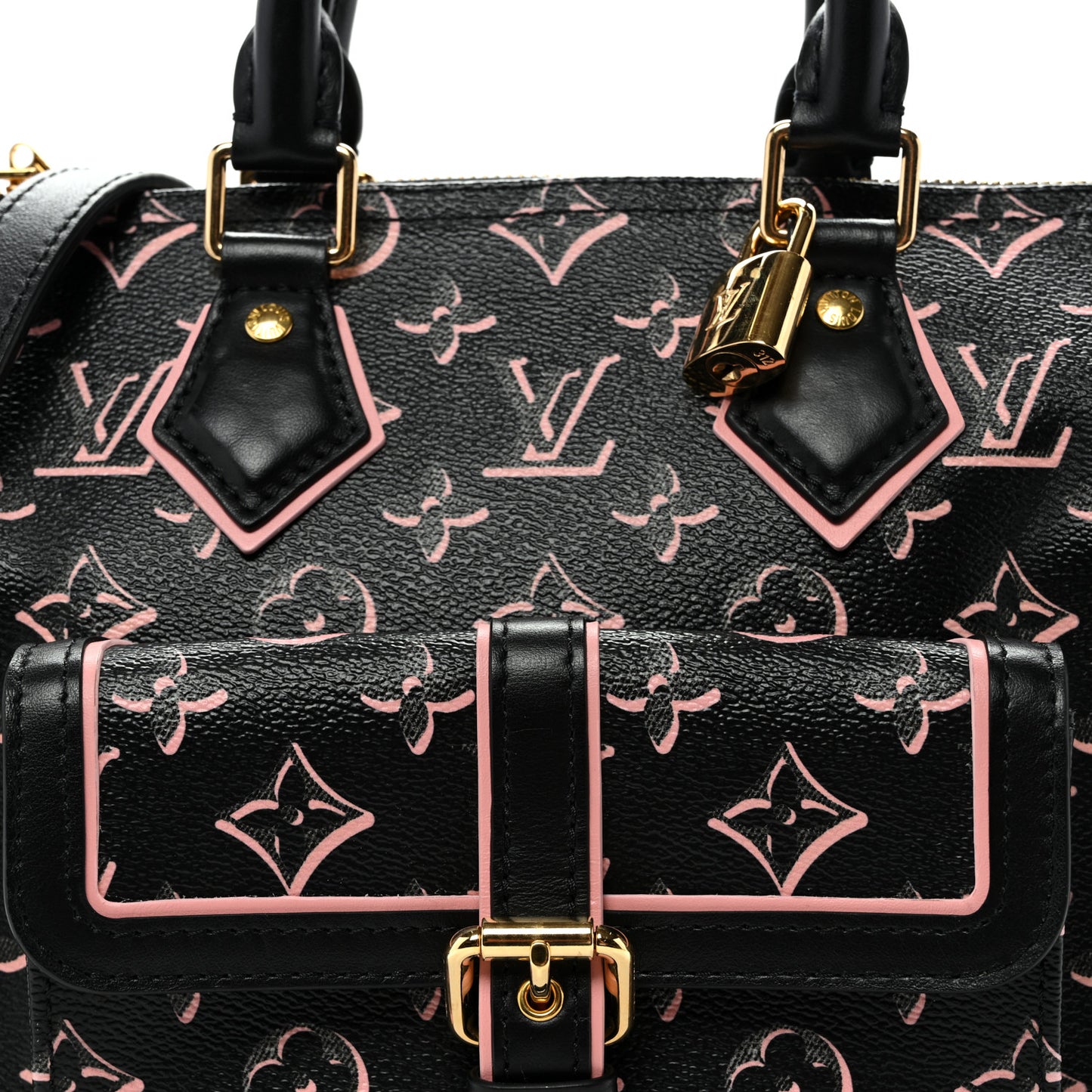 Monogram Fall for You Speedy Bandouliere 25 Black