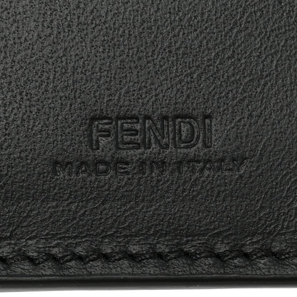Fendi Vitello Grace Light Micro FF Embossed Flip Case Asfalto Black 6 of 7