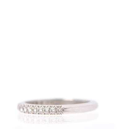 Tiffany Platinum Diamond Soleste Eternity Band Ring 45 3.5 3 of 6