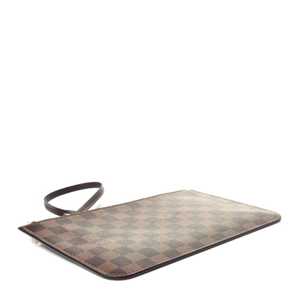 Louis Vuitton Damier Ebene Neverfull MM GM Pochette 4 of 9