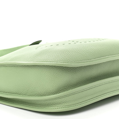 Hermes Taurillon Maurice Evelyne III PM Vert Criquet 8 of 9
