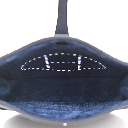 Hermes Taurillon Clemence Evelyne TPM Bleu Nuit 5 of 11