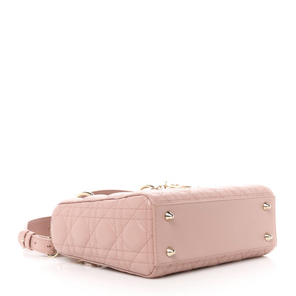 Christian Dior Lambskin Cannage Small My ABCDior Lady Dior Fard 4 of 11