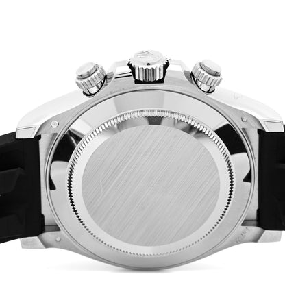 Rolex 18K White Gold Oysterflex Diamond 40mm Oyster Perpetual Cosmograph Daytona Watch Black 116519LN 4 of 5
