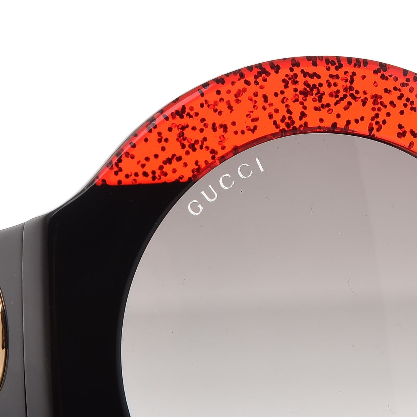 Acetate Round GG0084S Sunglasses Black Red Green