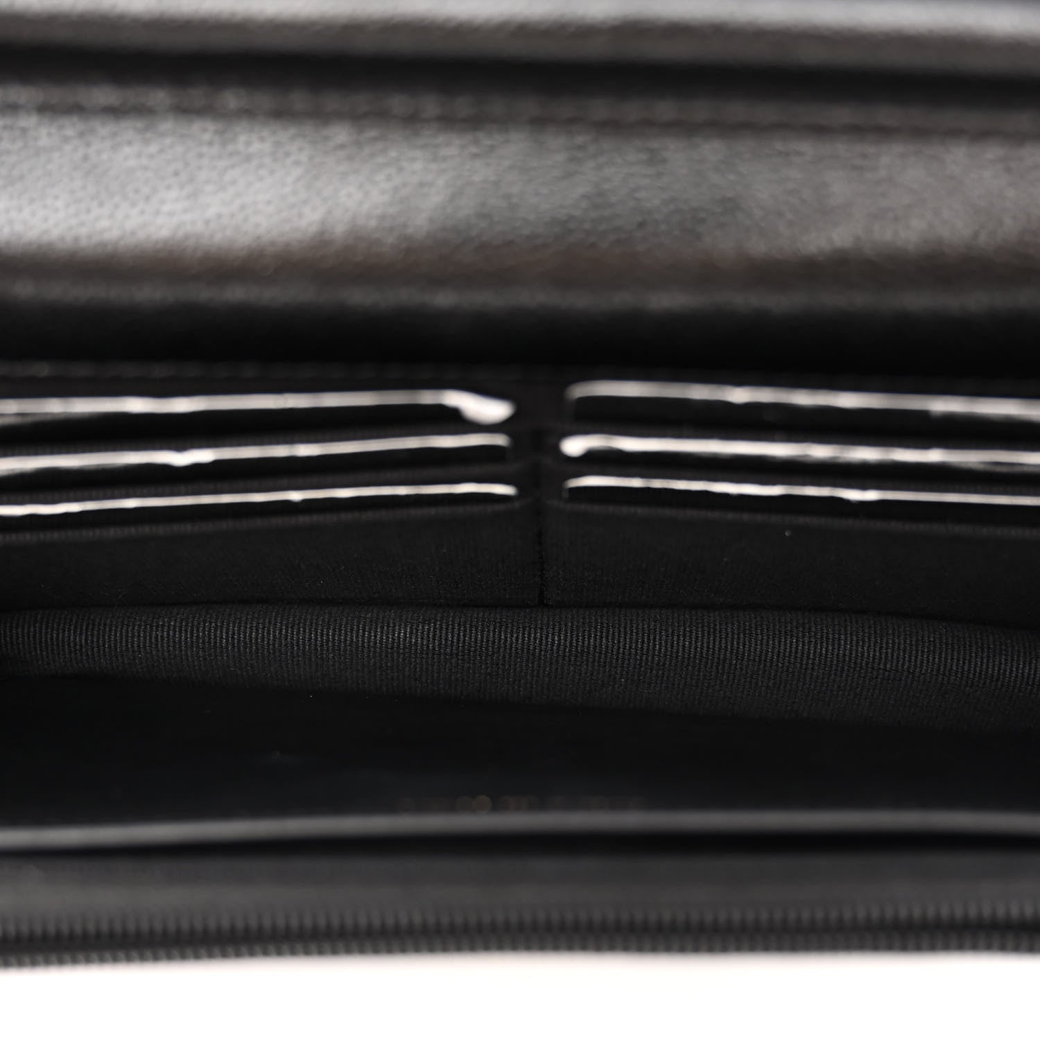 Chanel Caviar Quilted Studded CC Wallet on Chain WOC Black 5 of 12