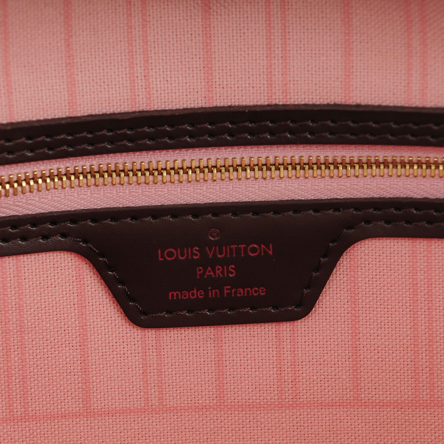 Damier Ebene Neo Neverfull MM Rose Ballerine