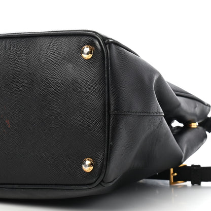 Prada Saffiano Medium Galleria Double Zip Tote Black 16 of 16