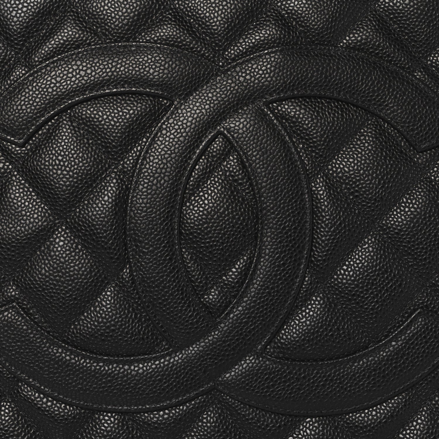 Chanel Caviar Quilted Medallion Tote Black 8 of 10