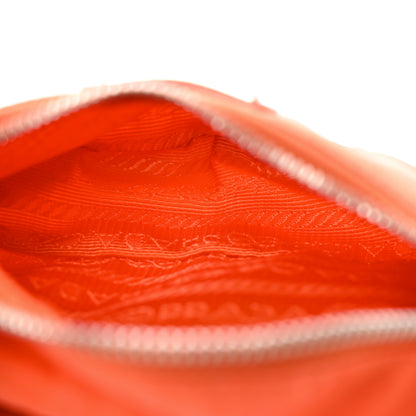 Prada Tessuto Nylon Pouch Orange 5 of 11