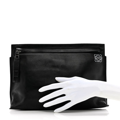 Loewe Calfskin T Pouch Black 2 of 7