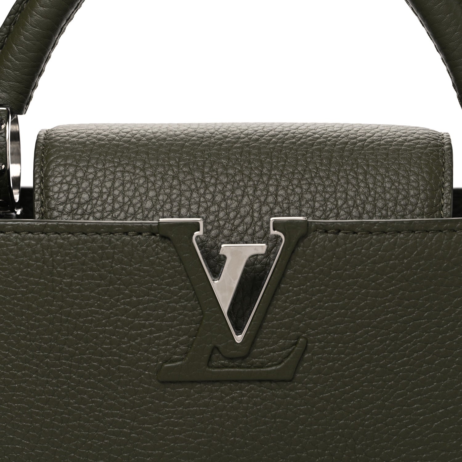 Louis Vuitton Taurillon Capucines BB Khaki 7 of 10