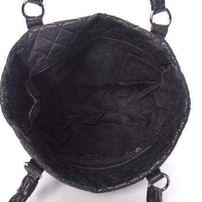 Chanel Aged Calfskin Vintage Ligne Lady Braid Tote Black 5 of 12