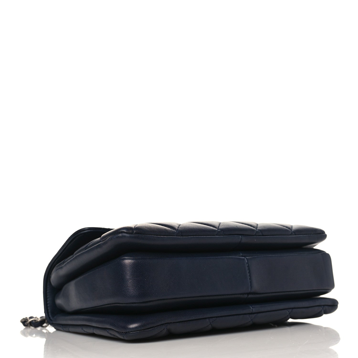 Chanel Lambskin Quilted Small Trendy CC Flap Dual Handle Bag Navy 4 of 8