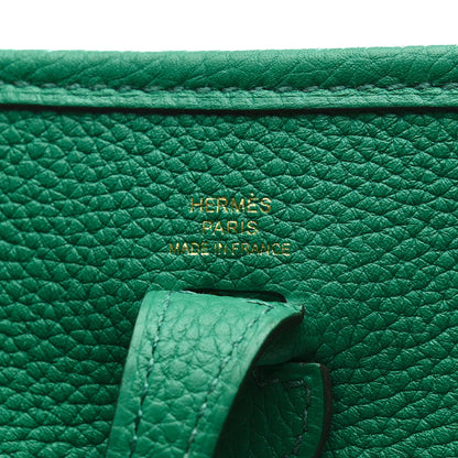 Hermes Taurillon Clemence Evelyne TPM Vert Vertigo 6 of 10