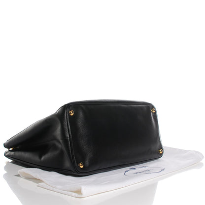 Prada Saffiano Lux Extra Large Galleria Double Zip Tote Black 4 of 9