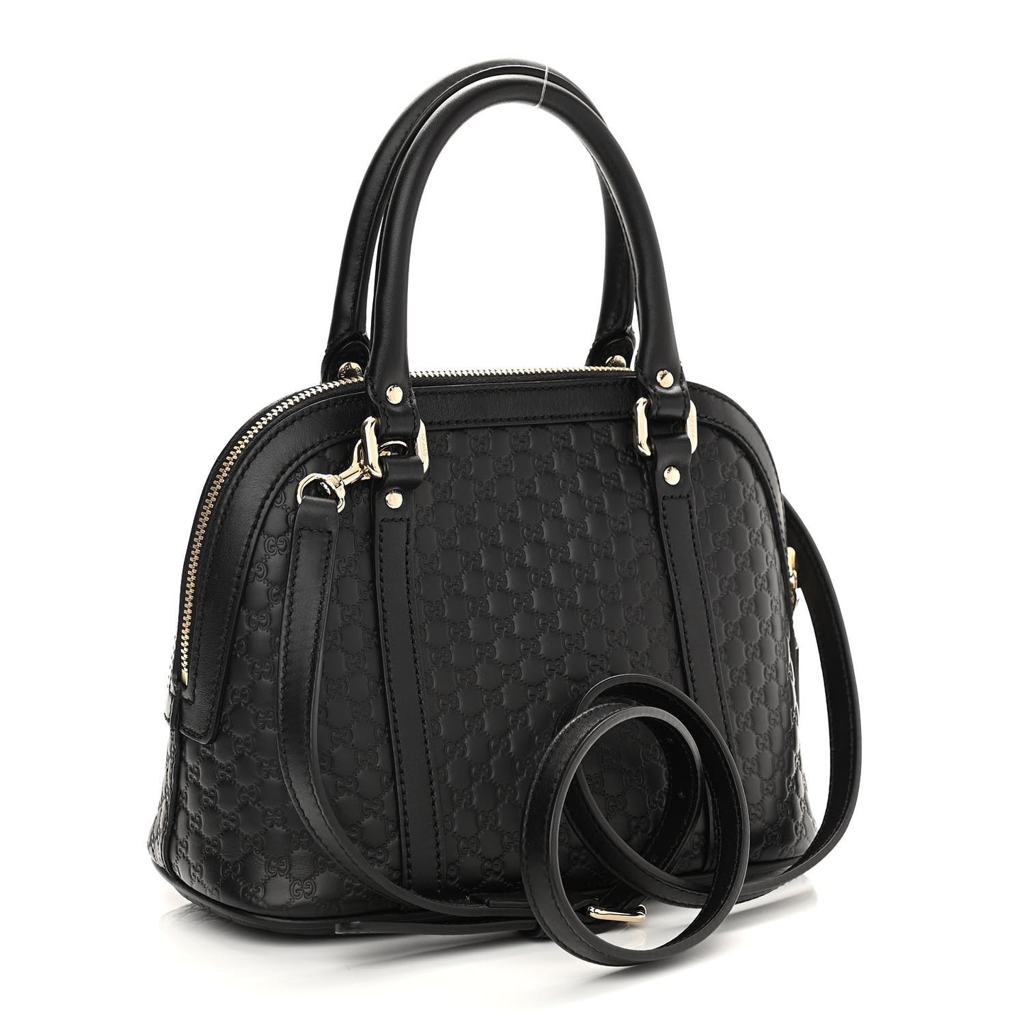 Microguccissima Mini Dome Bag Black