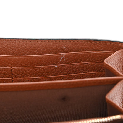 Valentino Garavani Pebbled Calfskin Rockstud Envelope Wallet on Chain Bright Cognac 10 of 10