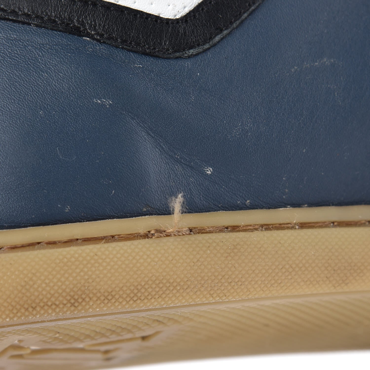 Louis Vuitton Calfskin Heroes High Top Sneakers 8 Navy 10 of 12