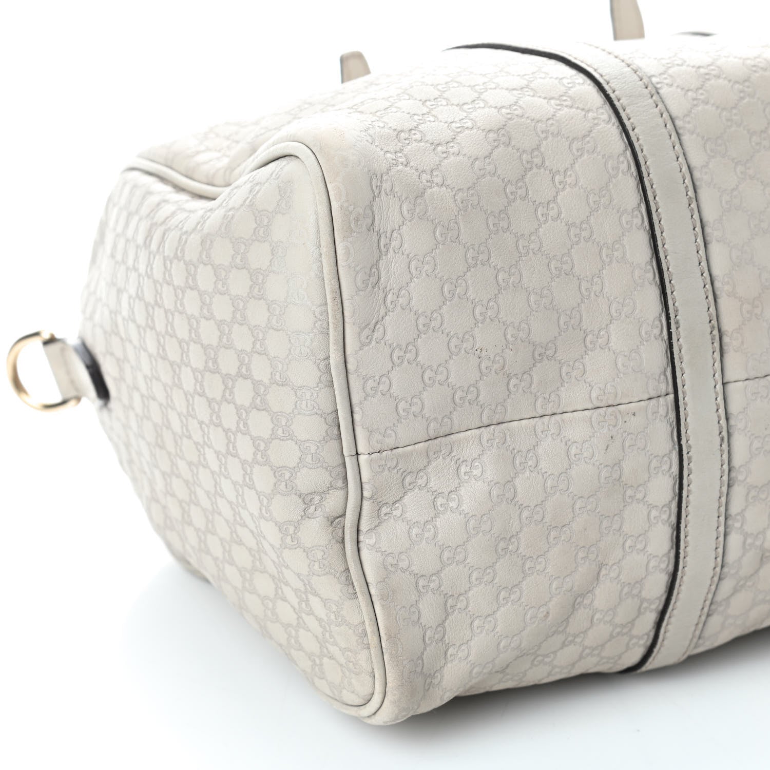 Gucci Soft Microguccissima Medium Nice Boston Off White 6 of 12