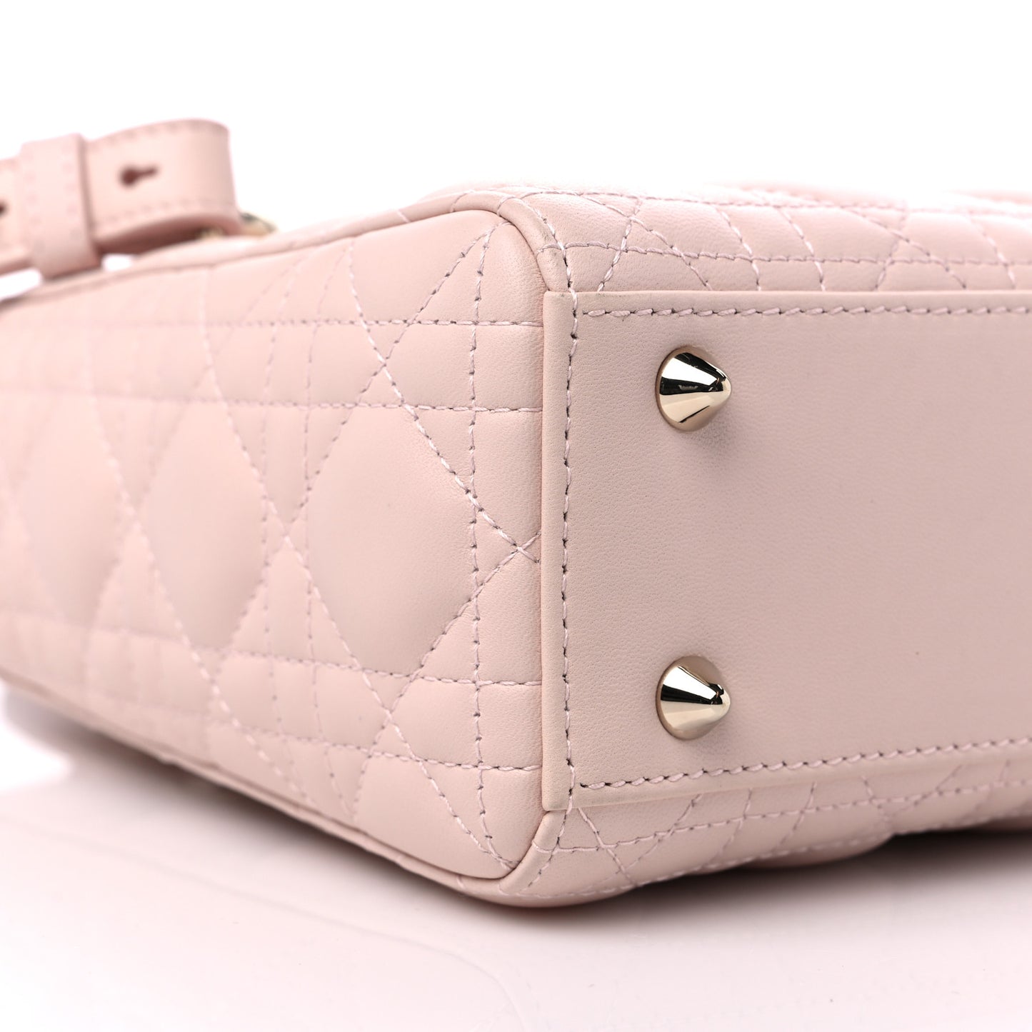 Lambskin Cannage Small My ABCDior Lady Dior Light Pink