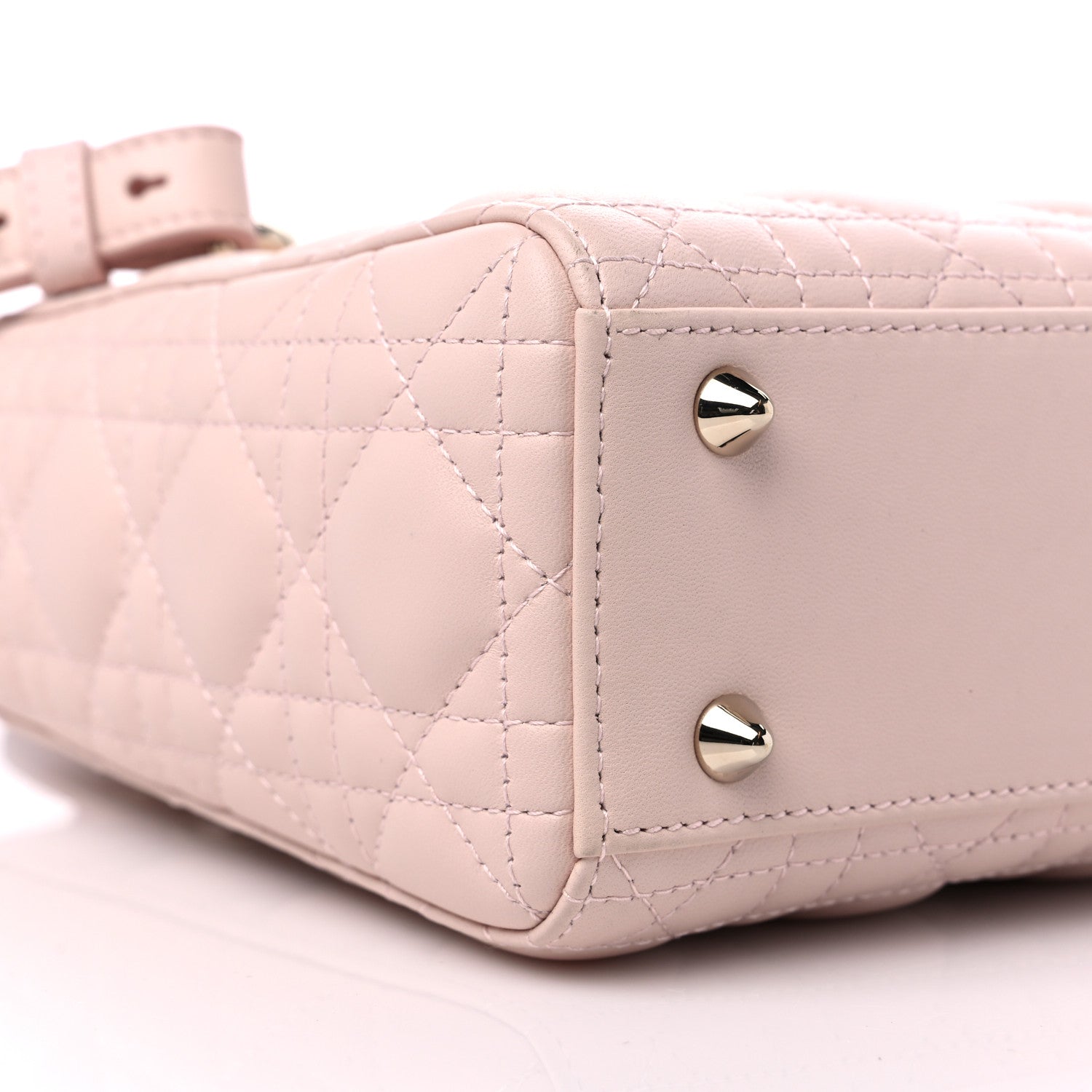 Christian Dior Lambskin Cannage Small My ABCDior Lady Dior Light Pink 7 of 8