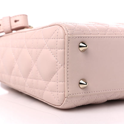 Christian Dior Lambskin Cannage Small My ABCDior Lady Dior Light Pink 7 of 8