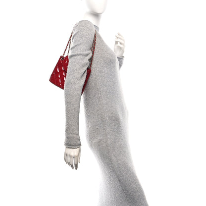 Chanel Patent Quilted Shiny Coco Small Flap Hobo Red 2 of 12