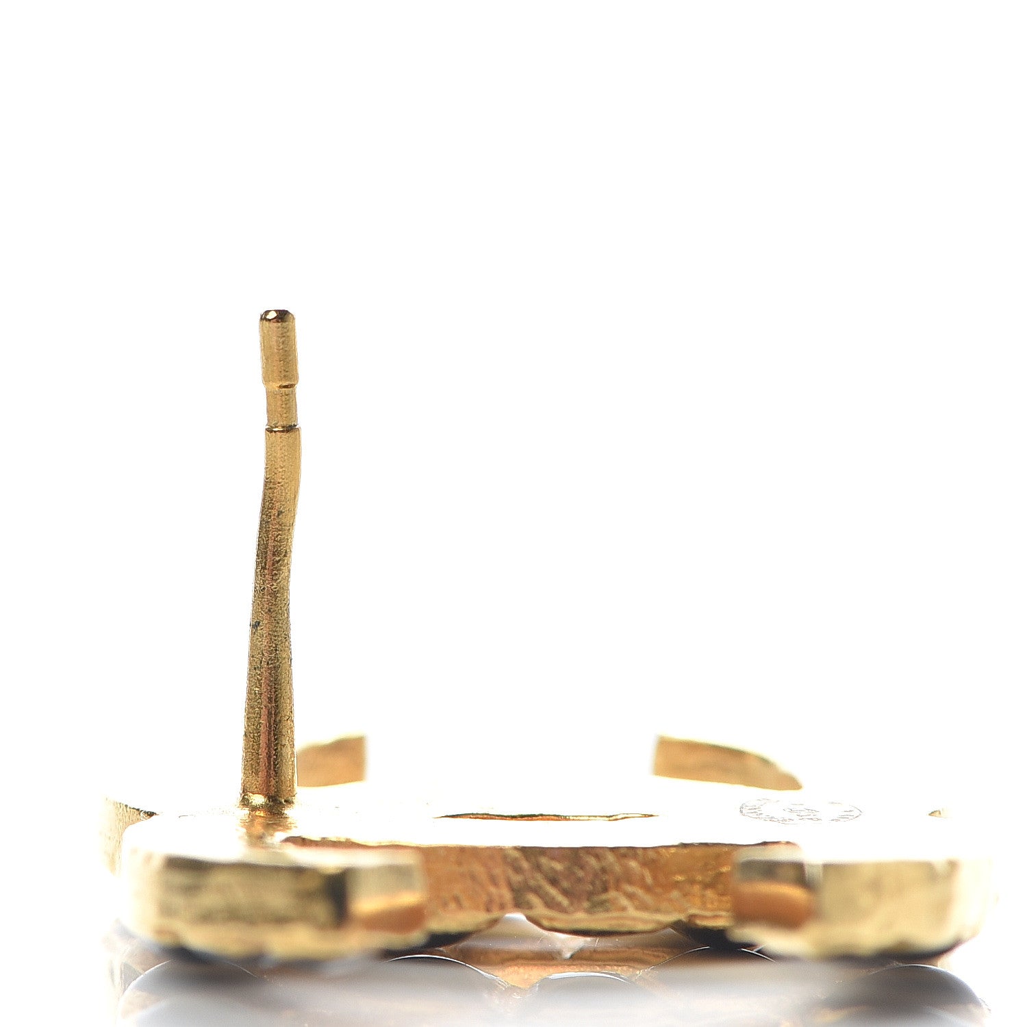 Chanel Along The Nile CC Earrings Gold Black 5 of 6