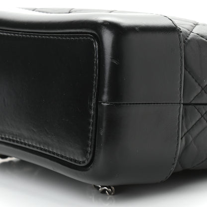 Chanel Aged Calfskin Quilted Small Gabrielle Backpack Black 9 of 10