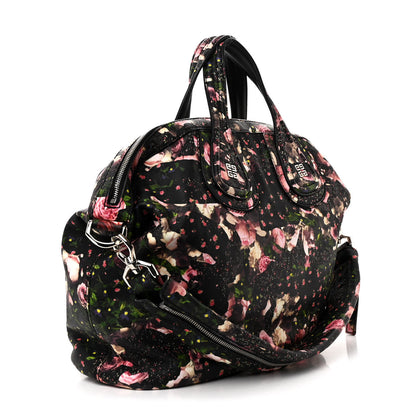 Givenchy Lambskin Roses Camouflage Print Medium Nightingale Black 3 of 10