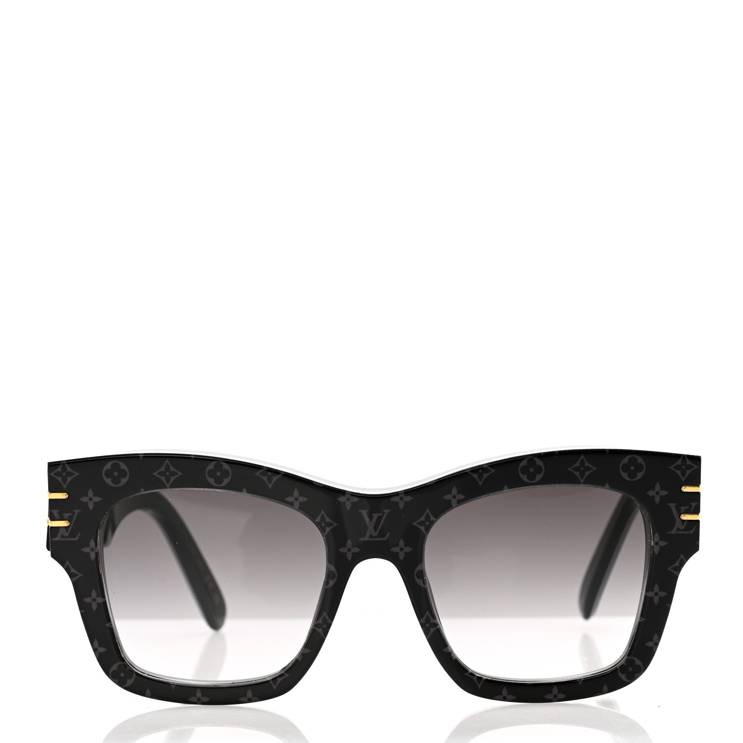 Louis Vuitton Acetate Blade Sunglasses Z1616W Black 2 of 8
