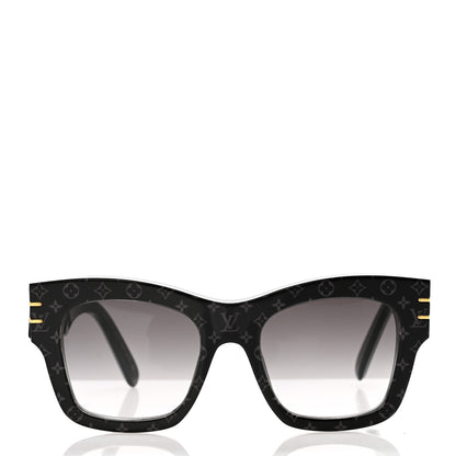 Louis Vuitton Acetate Blade Sunglasses Z1616W Black 2 of 8