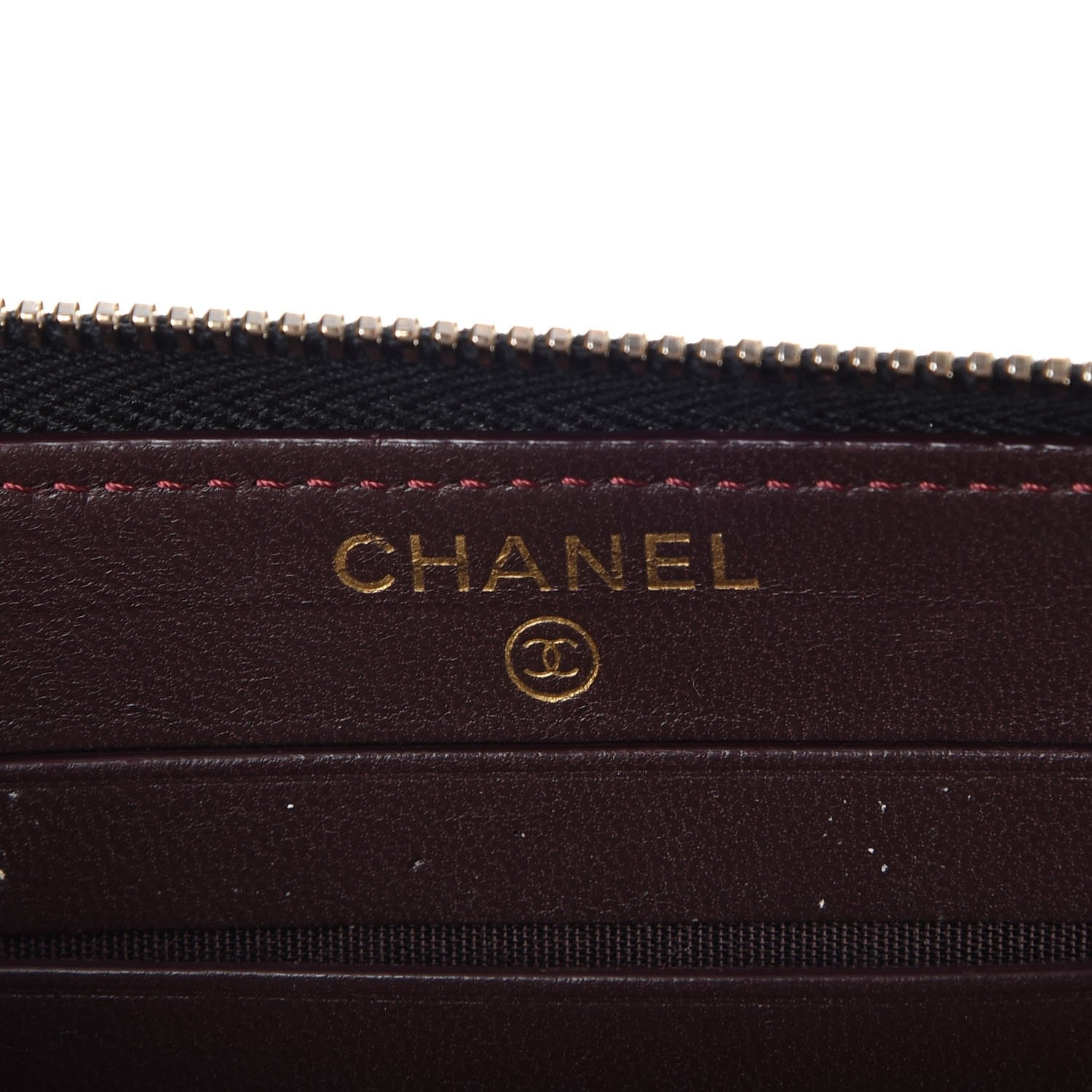 Chanel Lambskin Quilted Small Trendy CC Zip Around Wallet Black 6 of 9