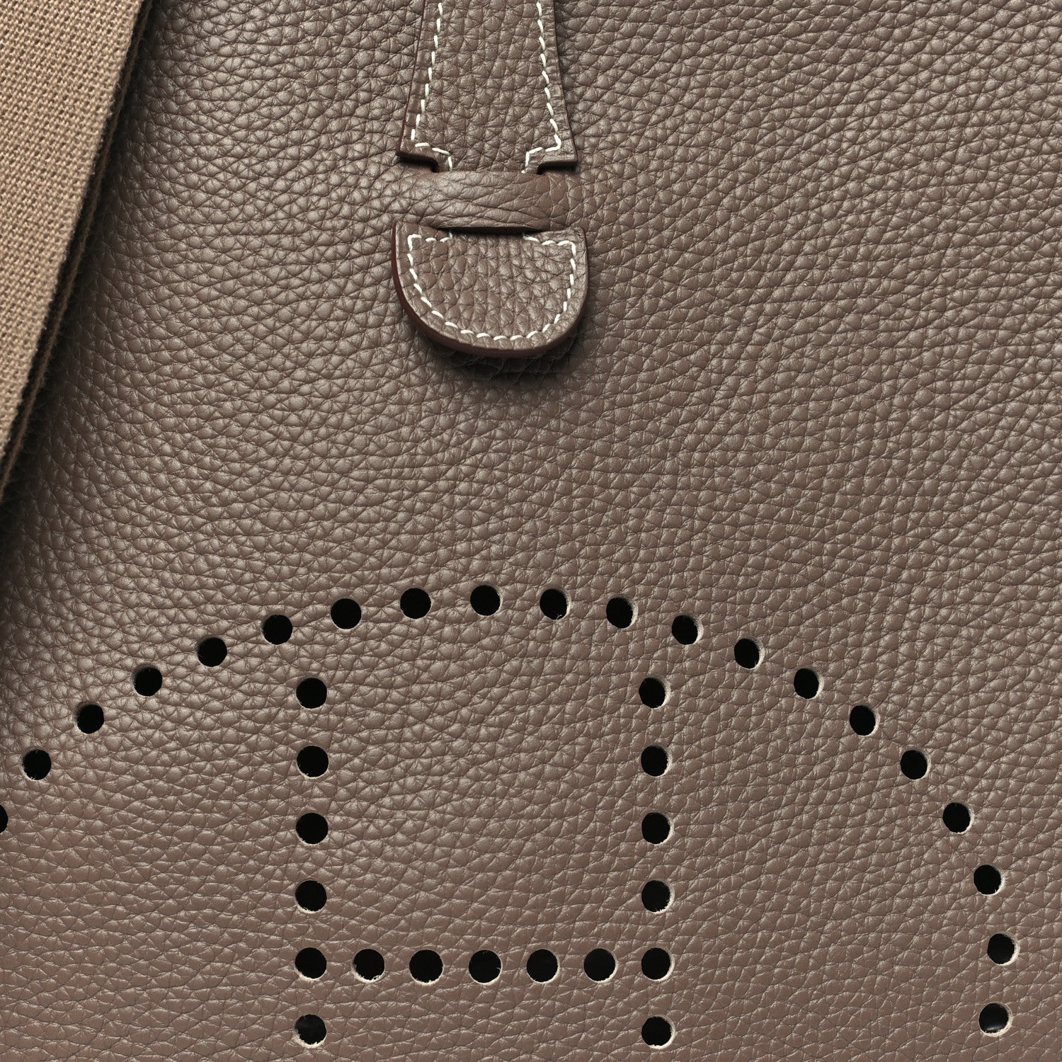 Hermes Taurillon Clemence Evelyne III PM Etoupe 8 of 11