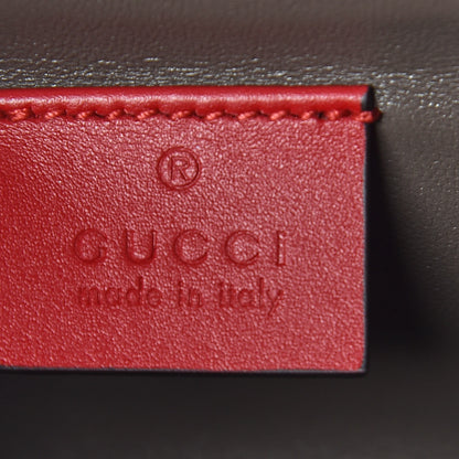 Gucci Smooth Calfskin Mini Zumi Shoulder Bag Hibiscus Red 6 of 9